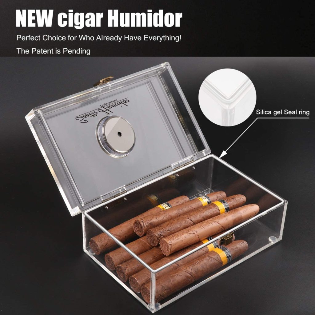 Scotte Acrylic Cigar Humidor The Humidor Depot