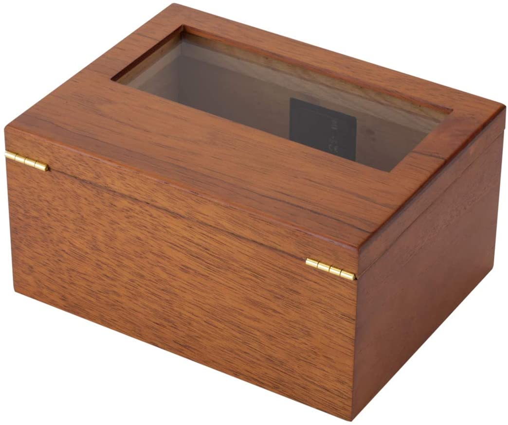 XIFEI Cigar Humidor with Front Digital Hygrometer - The Humidor Depot