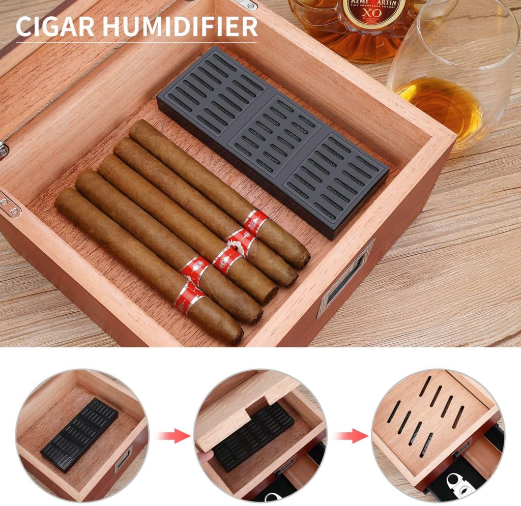 Flauno Handcrafted Cedar Humidor The Humidor Depot